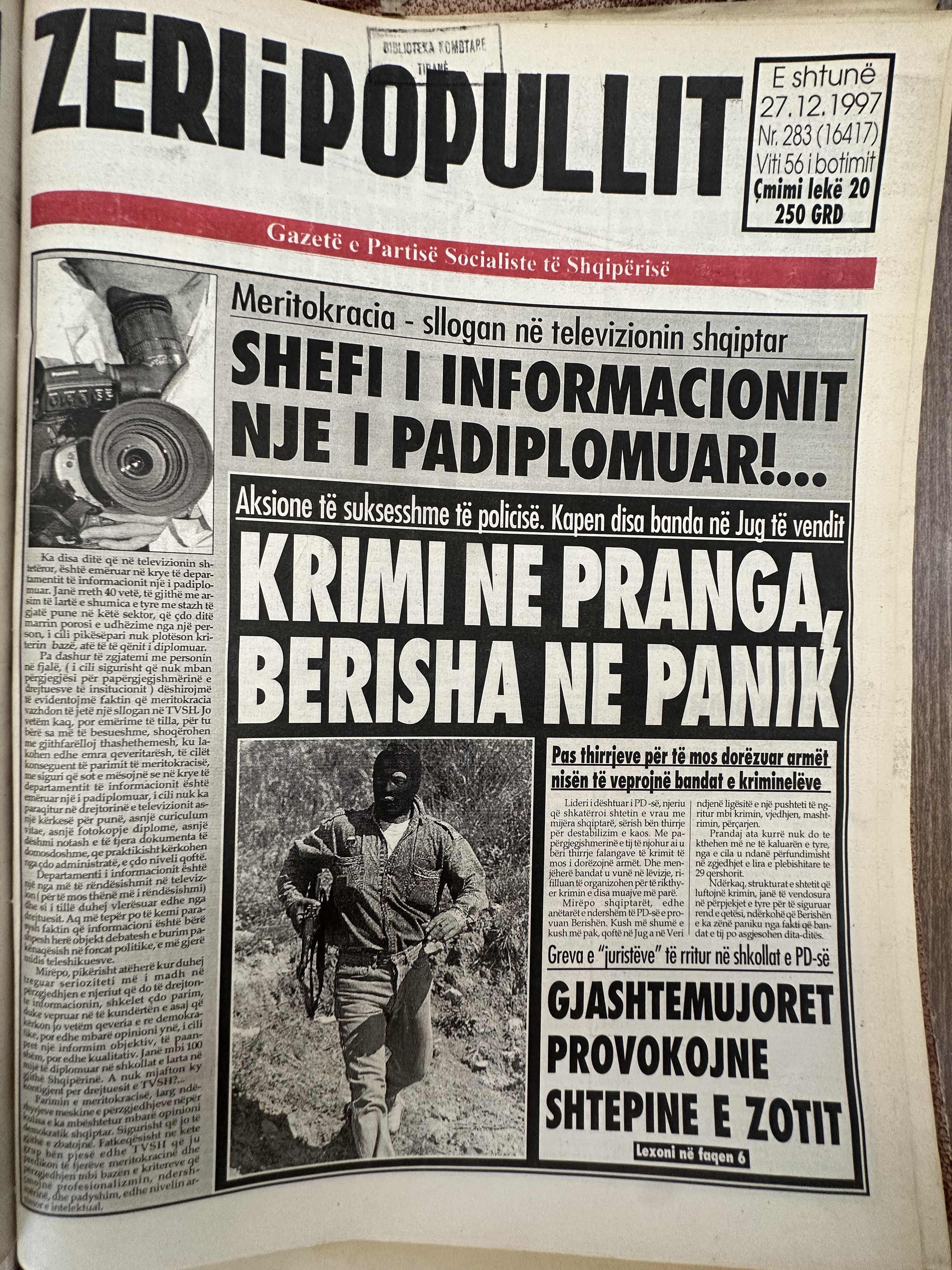 Zëri i Popullit 1997-12-27